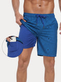 Premium Badeshorts mit Kompressions-Innenhose