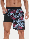 Herren Schnelltrocknende Bedruckte Badehose
