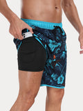 Herren Schnelltrocknende Bedruckte Badehose
