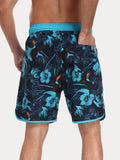 Herren Schnelltrocknende Bedruckte Badehose