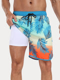 Herren Schnelltrocknende Bedruckte Badehose