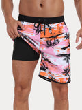 Herren Schnelltrocknende Bedruckte Badehose