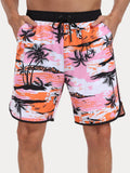 Herren Schnelltrocknende Bedruckte Badehose