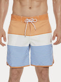 Bedruckte schnelltrocknende Badehose mit mehreren Taschen für Herren