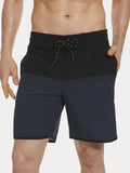 Bedruckte schnelltrocknende Badehose mit mehreren Taschen für Herren