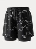 Herren Sommer Boardshorts mit Print