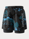 Herren Sommer Boardshorts mit Print