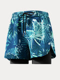 Herren Sommer Boardshorts mit Print