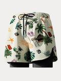 Herren Sommer Boardshorts mit Print