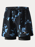 Herren Sommer Boardshorts mit Print