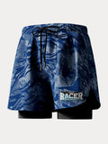Herren Sommer Boardshorts mit Print
