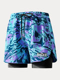 Herren Sommer Boardshorts mit Print