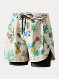 Herren Sommer Boardshorts mit Print