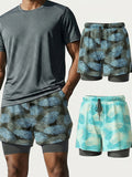 Sommer Oasis Bedruckte Badehose