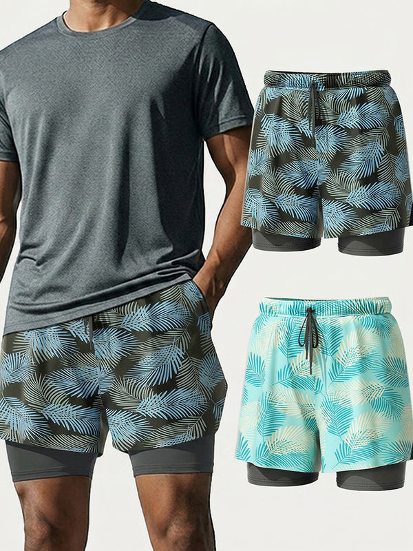 Sommer Oasis Bedruckte Badehose