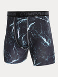 Camo-Kompressions-Trainingsshorts für Herren