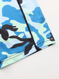 Camo-Kompressions-Trainingsshorts für Herren