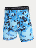 Camo-Kompressions-Trainingsshorts für Herren