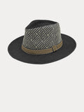Luftiger Fedora-Sommerhut im Panama-Stil mit Mesh-Einsätzen