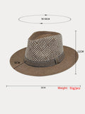 Luftiger Fedora-Sommerhut im Panama-Stil mit Mesh-Einsätzen