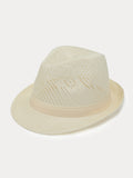 Vintage Sommer-Trilby mit hochgeschlagener Krempe