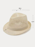 Vintage Sommer-Trilby mit hochgeschlagener Krempe