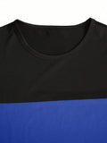 Herren Color-Block Sport-Set mit Cargo-Shorts