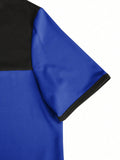 Herren Color-Block Sport-Set mit Cargo-Shorts