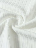 Geripptes Muskelshirt mit Henley-Kragen im Loose Fit