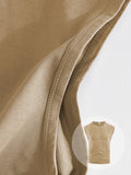 Herren Minimalist Drop Shoulder Ärmellos T-Shirt