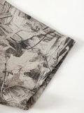 Abstraktes Tintendruck 2-Teiler T-Shirt & Shorts Set