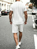Kordelzug Strukturiertes Casual Outfit