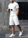 Kordelzug Strukturiertes Casual Outfit