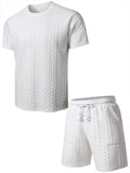 Kordelzug Strukturiertes Casual Outfit