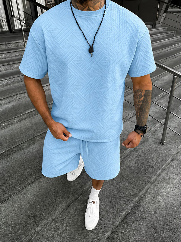 Kordelzug Geometrisches Casual Outfit