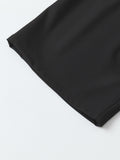 Bundfaltenhose mit weitem Bein hoher Taille
