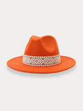 Fedora-Hut mit abnehmbarem Band