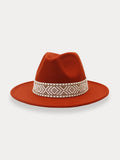 Fedora-Hut mit abnehmbarem Band