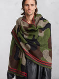 Stilvoller weicher Camouflage-Schal