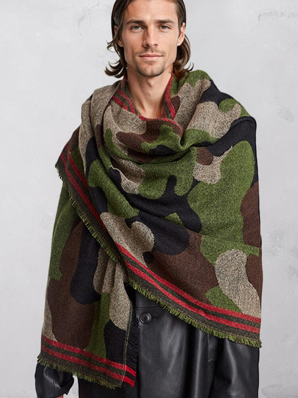 Stilvoller weicher Camouflage-Schal