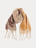 Weicher Warmer Fransen-Schal mit Schultertuch-Funktion