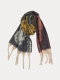 Weicher Warmer Fransen-Schal mit Schultertuch-Funktion