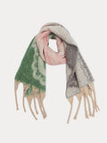 Weicher Warmer Fransen-Schal mit Schultertuch-Funktion