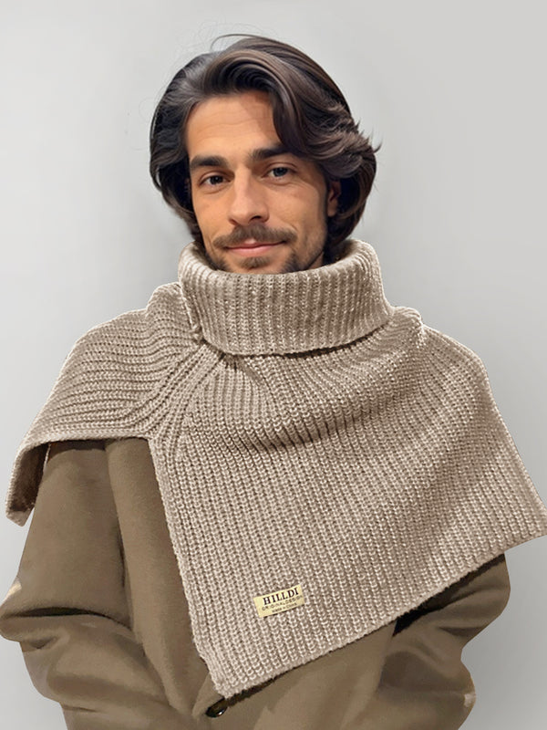 Einfacher Strick-Pullover-Schlauchschal
