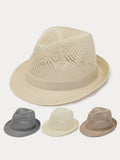 Faltbarer atmungsaktiver Mesh-Fedora-Hut