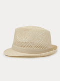 Faltbarer atmungsaktiver Mesh-Fedora-Hut
