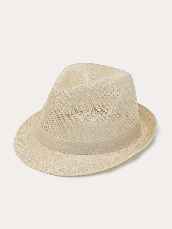 Faltbarer atmungsaktiver Mesh-Fedora-Hut