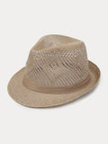 Faltbarer atmungsaktiver Mesh-Fedora-Hut