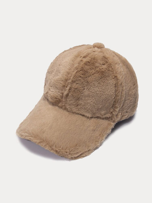 Gemütliche Kunstfell Baseball Cap