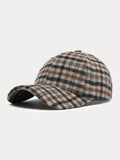 Vintage Karo-Baseballkappe